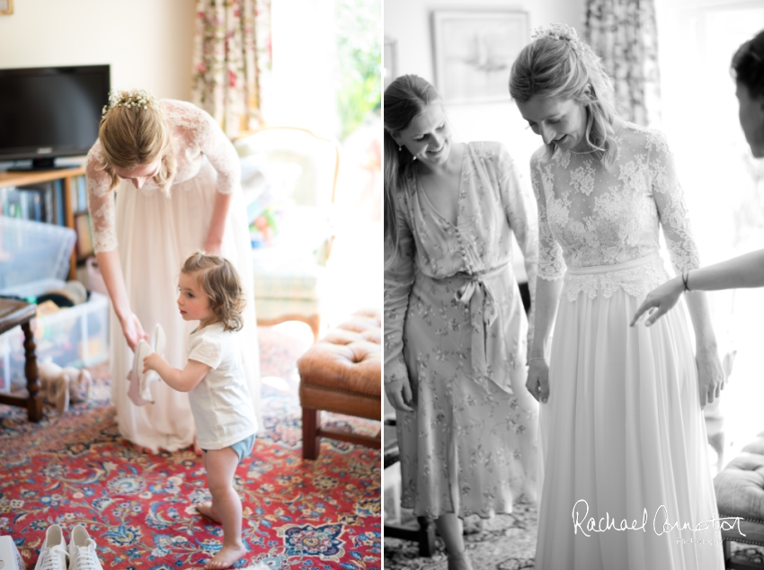 Professional colour photograph of Steph and Hugh's Spring tipi wedding by Rachael Connerton Photography