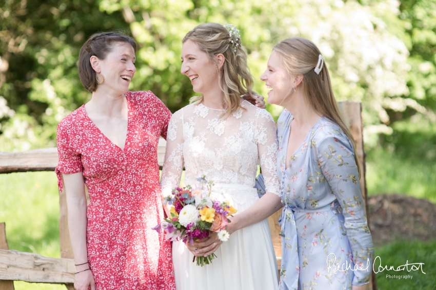 Professional colour photograph of Steph and Hugh's Spring tipi wedding by Rachael Connerton Photography