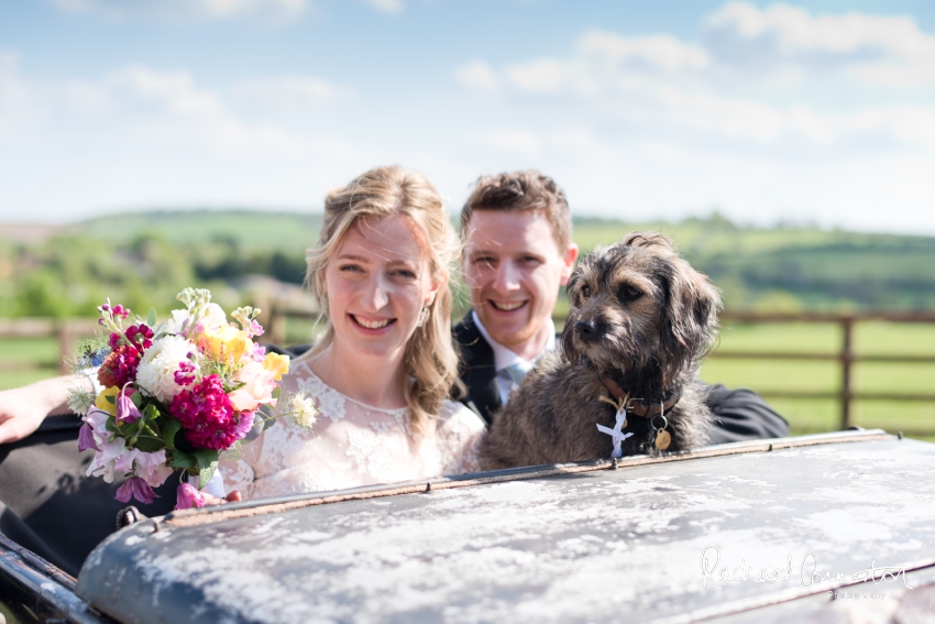 Professional colour photograph of Steph and Hugh's Spring tipi wedding by Rachael Connerton Photography