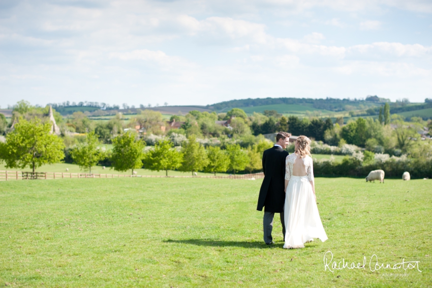 Professional colour photograph of Steph and Hugh's Spring tipi wedding by Rachael Connerton Photography