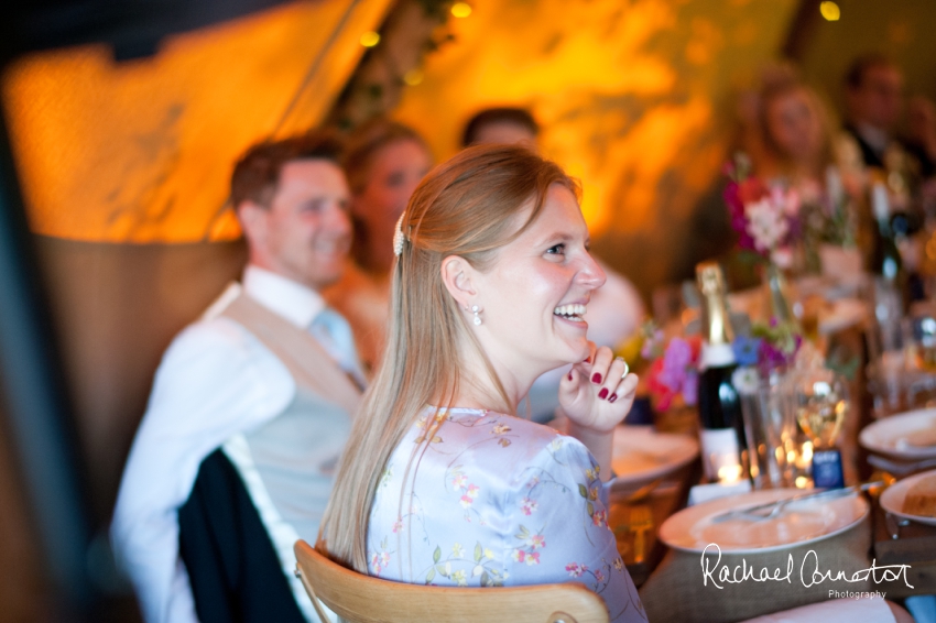 Professional colour photograph of Steph and Hugh's Spring tipi wedding by Rachael Connerton Photography