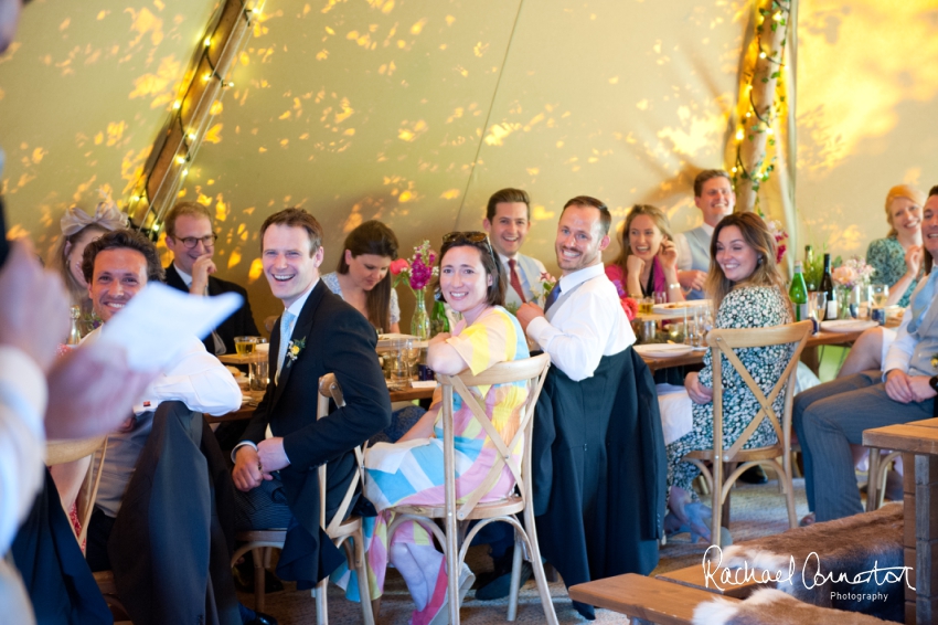 Professional colour photograph of Steph and Hugh's Spring tipi wedding by Rachael Connerton Photography