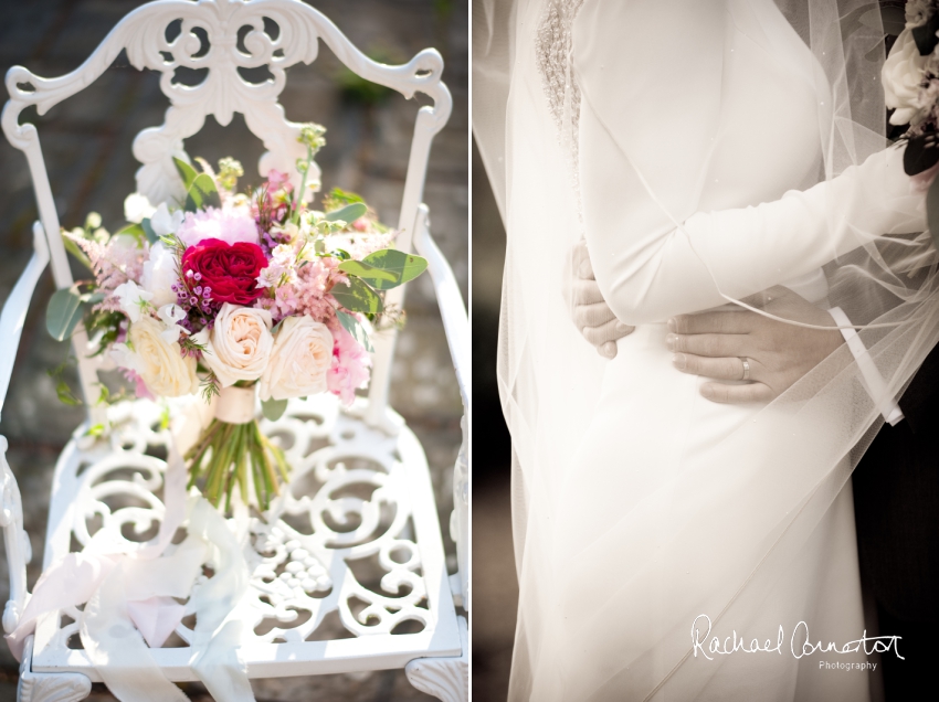 Professional colour photograph of Annabel and Andrew's spring wedding at Stapleford Park by Rachael Connerton Photography