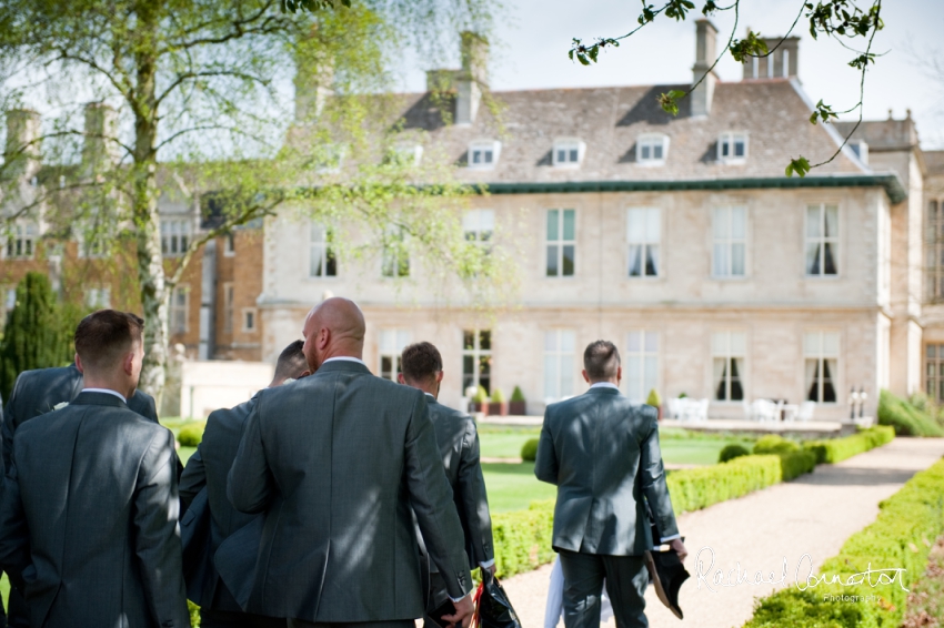 Professional colour photograph of Annabel and Andrew's spring wedding at Stapleford Park by Rachael Connerton Photography