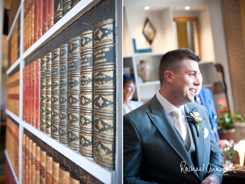 Professional colour photograph of Annabel and Andrew's spring wedding at Stapleford Park by Rachael Connerton Photography