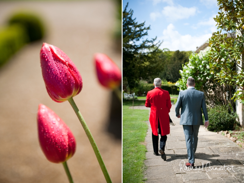 Professional colour photograph of Annabel and Andrew's spring wedding at Stapleford Park by Rachael Connerton Photography