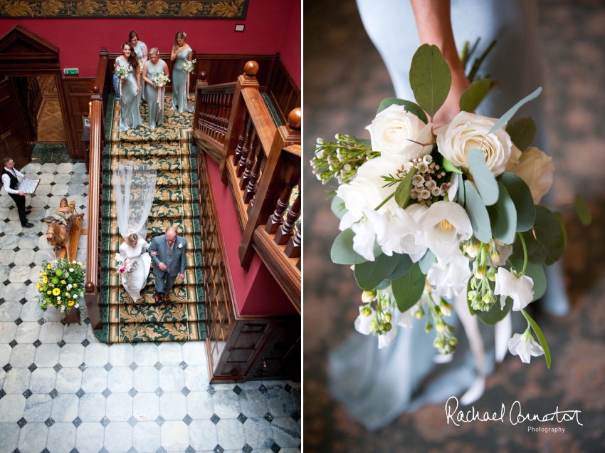 Professional colour photograph of Annabel and Andrew's spring wedding at Stapleford Park by Rachael Connerton Photography