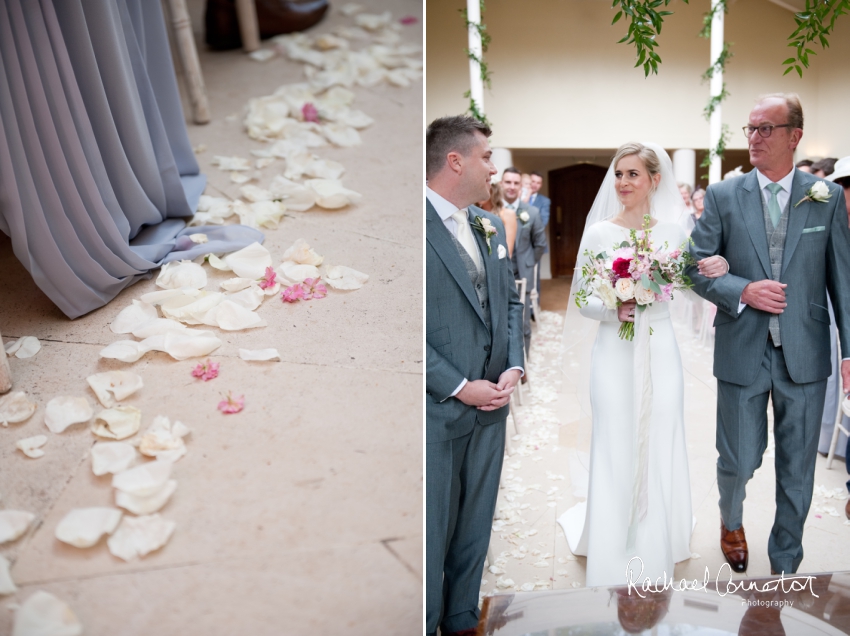 Professional colour photograph of Annabel and Andrew's spring wedding at Stapleford Park by Rachael Connerton Photography