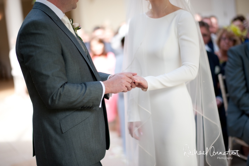 Professional colour photograph of Annabel and Andrew's spring wedding at Stapleford Park by Rachael Connerton Photography