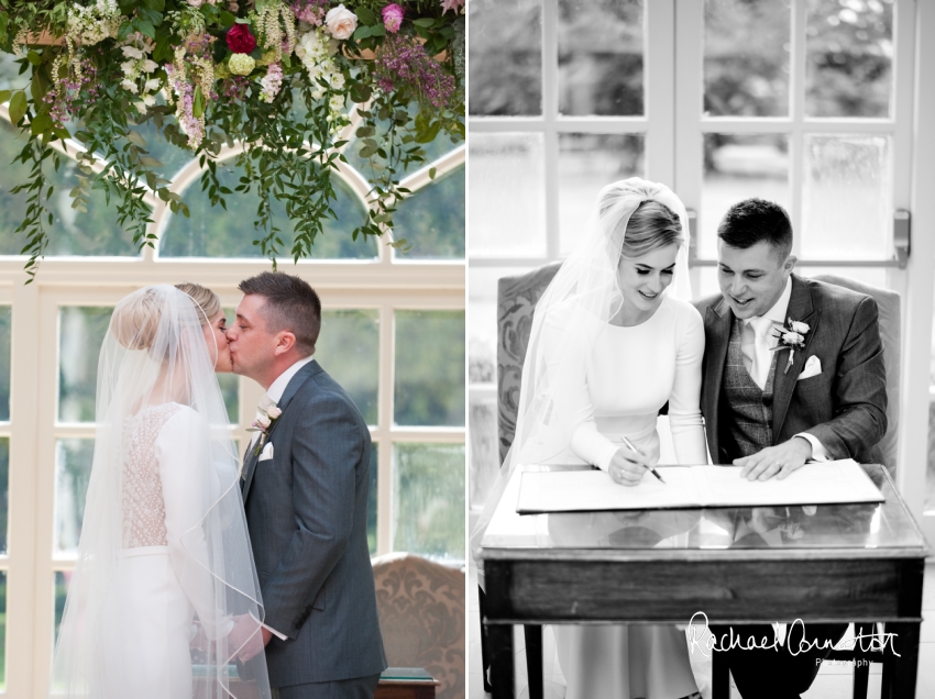 Professional colour photograph of Annabel and Andrew's spring wedding at Stapleford Park by Rachael Connerton Photography