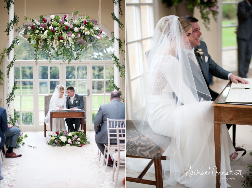 Professional colour photograph of Annabel and Andrew's spring wedding at Stapleford Park by Rachael Connerton Photography