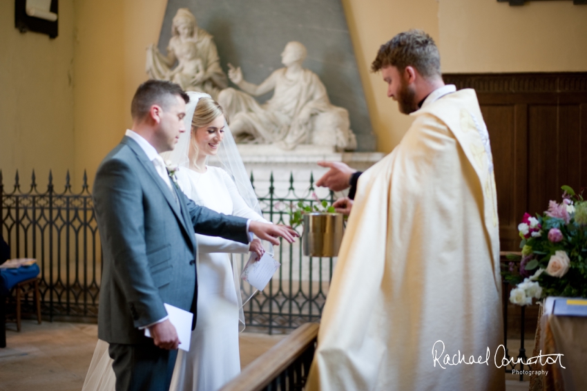 Professional colour photograph of Annabel and Andrew's spring wedding at Stapleford Park by Rachael Connerton Photography