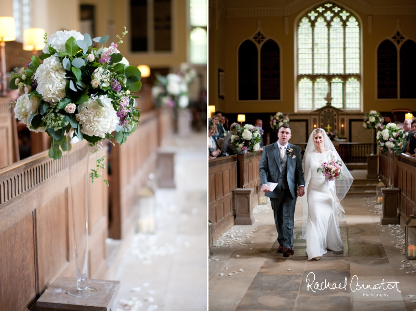 Professional colour photograph of Annabel and Andrew's spring wedding at Stapleford Park by Rachael Connerton Photography