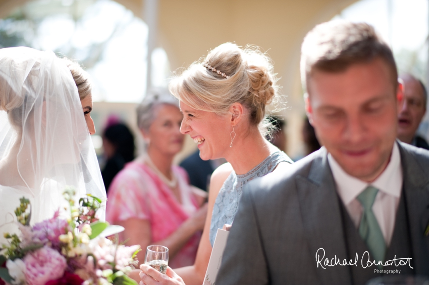 Professional colour photograph of Annabel and Andrew's spring wedding at Stapleford Park by Rachael Connerton Photography