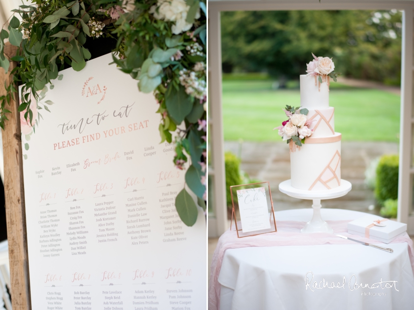 Professional colour photograph of Annabel and Andrew's spring wedding at Stapleford Park by Rachael Connerton Photography