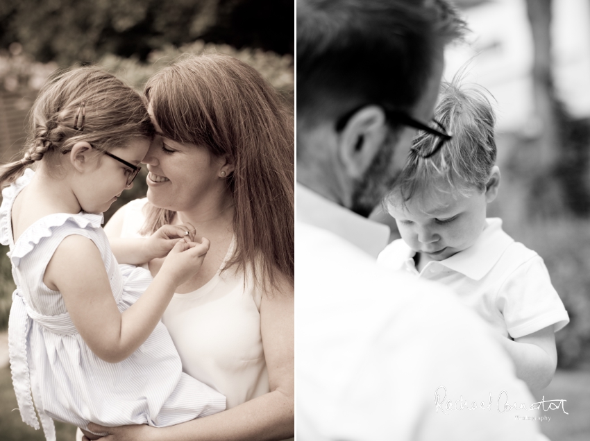 Professional colour photograph of Abbie and Brad's summer family lifestyle shoot by Rachael Connerton Photography