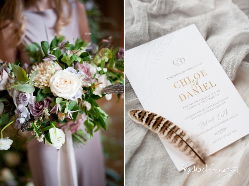 Professional colour photograph of English Wedding Blog Belvoir Castle styled shoot by Rachael Connerton Photography