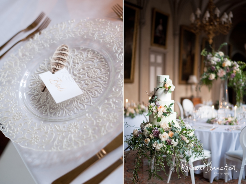 Professional colour photograph of English Wedding Blog Belvoir Castle styled shoot by Rachael Connerton Photography