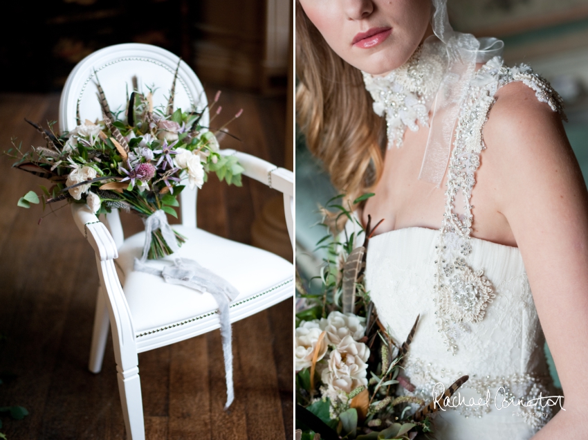 Professional colour photograph of English Wedding Blog Belvoir Castle styled shoot by Rachael Connerton Photography