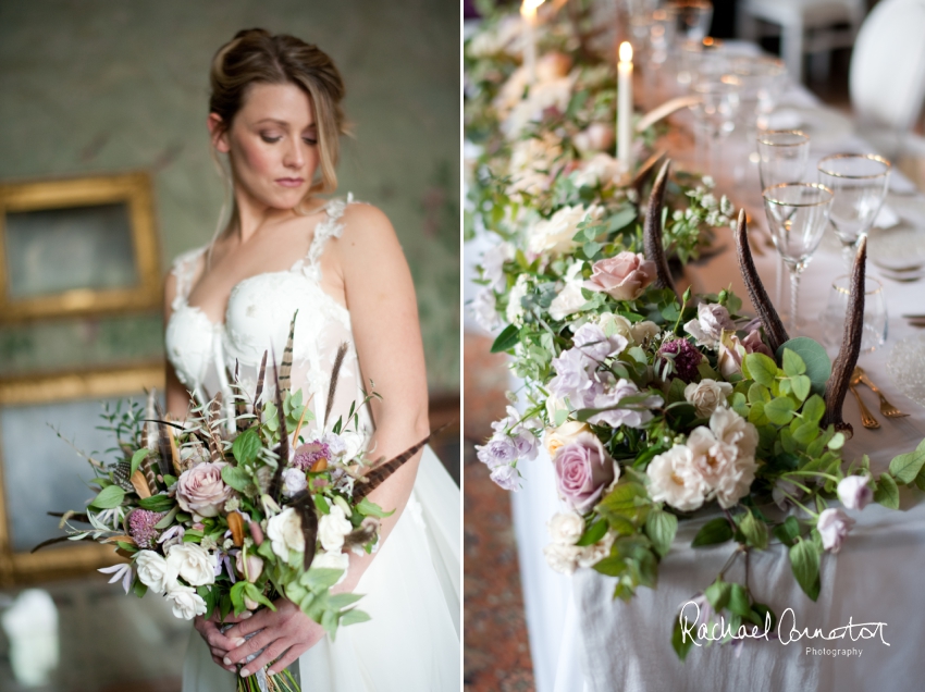 Professional colour photograph of English Wedding Blog Belvoir Castle styled shoot by Rachael Connerton Photography