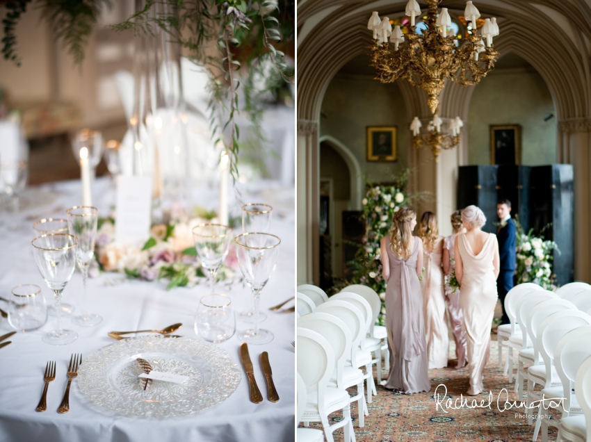 Professional colour photograph of English Wedding Blog Belvoir Castle styled shoot by Rachael Connerton Photography