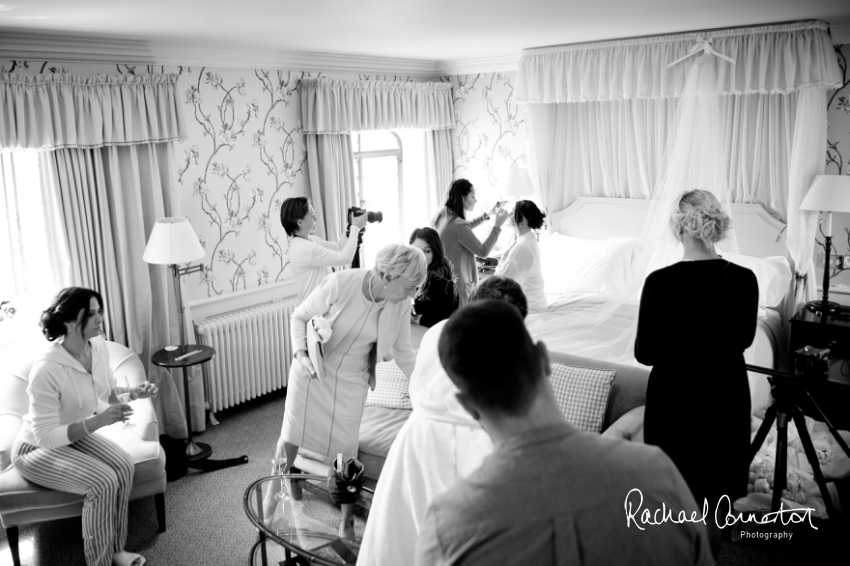 Professional colour photograph of Natalie and Simon's wedding at Ellenborough Park, Cheltenham by Rachael Connerton Photography