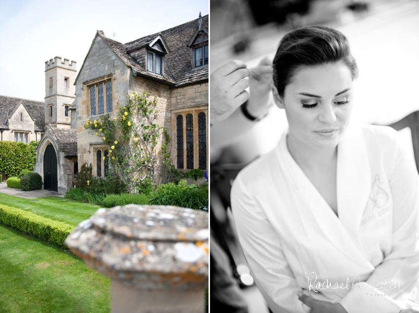 Professional colour photograph of Natalie and Simon's wedding at Ellenborough Park, Cheltenham by Rachael Connerton Photography