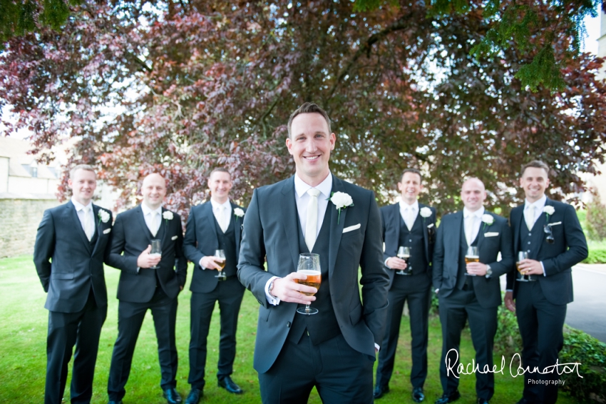 Professional colour photograph of Natalie and Simon's wedding at Ellenborough Park, Cheltenham by Rachael Connerton Photography