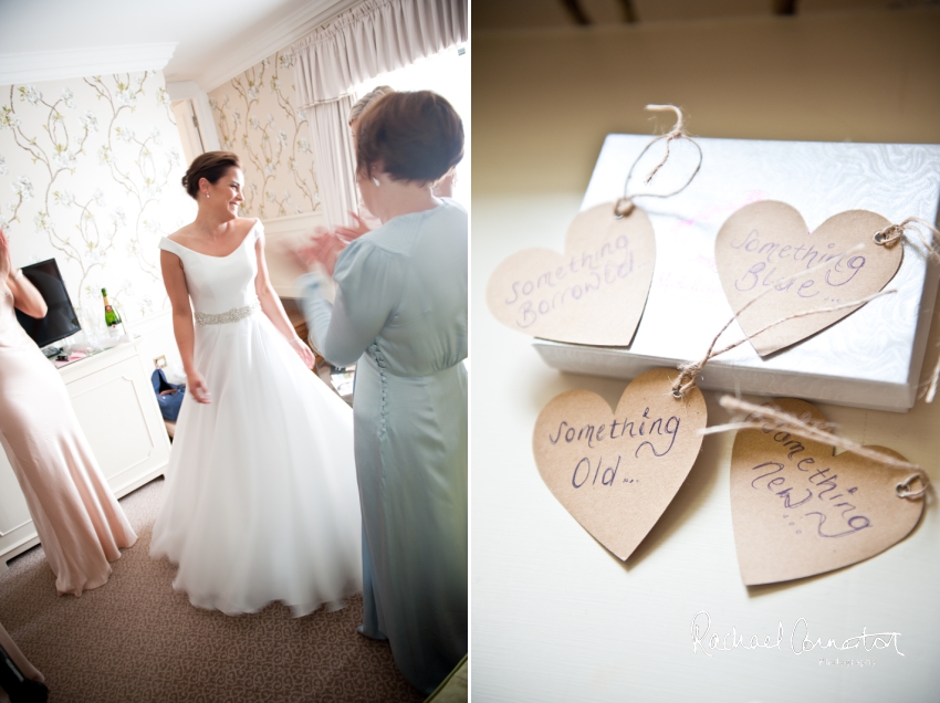 Professional colour photograph of Natalie and Simon's wedding at Ellenborough Park, Cheltenham by Rachael Connerton Photography