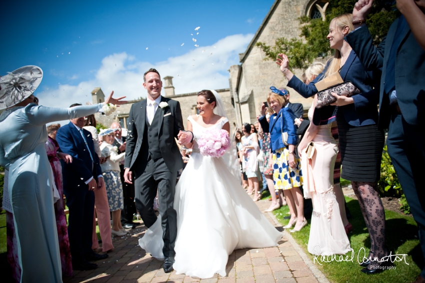 Professional colour photograph of Natalie and Simon's wedding at Ellenborough Park, Cheltenham by Rachael Connerton Photography