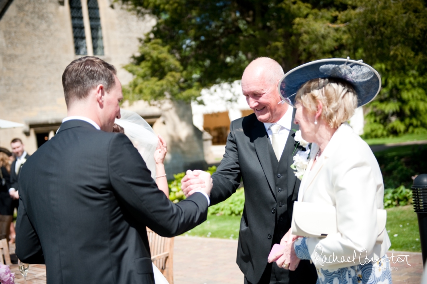 Professional colour photograph of Natalie and Simon's wedding at Ellenborough Park, Cheltenham by Rachael Connerton Photography