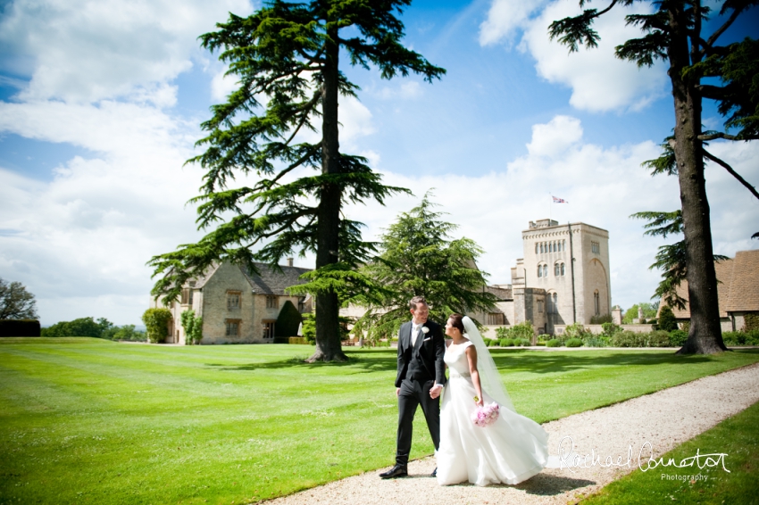 Professional colour photograph of Natalie and Simon's wedding at Ellenborough Park, Cheltenham by Rachael Connerton Photography