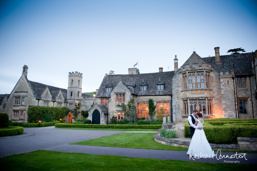 Professional colour photograph of Natalie and Simon's wedding at Ellenborough Park, Cheltenham by Rachael Connerton Photography