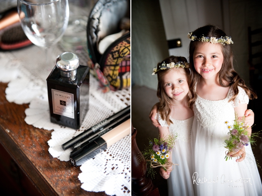 Professional colour photograph of Holly and Chris' Cornwall beach wedding at Palhawn Fort by Rachael Connerton Photography