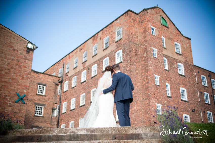 Professional colour photograph of Jemma and Kane's wedding at The West Mill, Derby by Rachael Connerton Photography