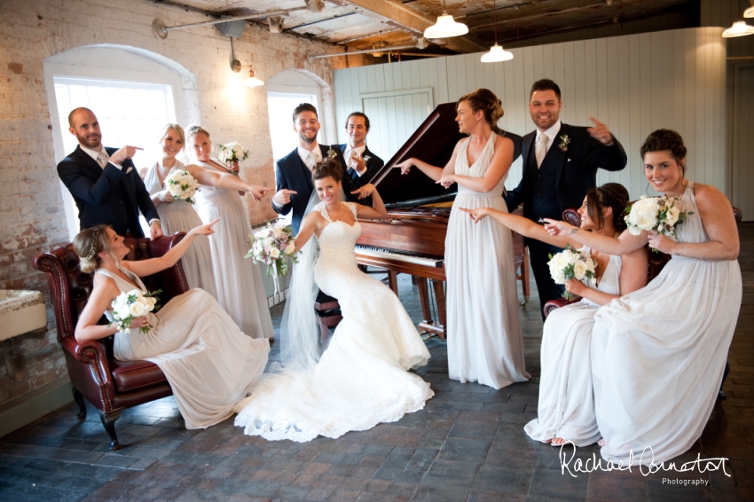 Professional colour photograph of Jemma and Kane's wedding at The West Mill, Derby by Rachael Connerton Photography