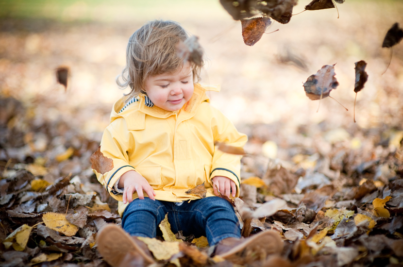Professional photograph of a family in autumn by Rachael Connerton Photography